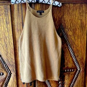 Banana Republic Mustard Knit Sleeveless Top